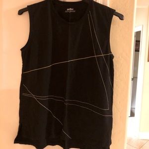 DKNY Black Sleeveless Tunic